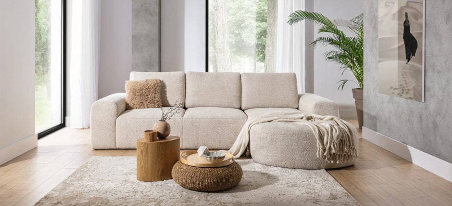 Beige hoekbank kopen of bestellen bij Woonkamer Specialist