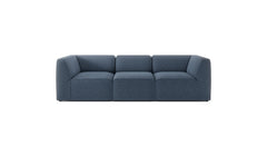 Modular 3-zitsbank - Flexibel en Modern Bankstel in Blauw