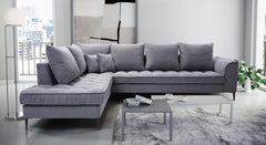 Hoekbank Valora met Chaise Longue links