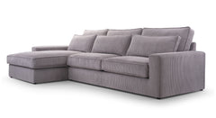 Hoekbank Como met Chaise Longue links