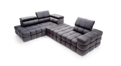 Hoekbank Lines met Eiland Links en Open Rug - Strak en Tijdloos Ontwerp voor Jouw Woonkamer