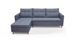 Hoekbank Sleepy Met Chaise Longue Links En Poef