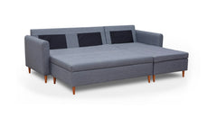 Hoekbank Sleepy Met Chaise Longue Rechts En Poef