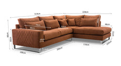 Hoekbank Stitch Met Hoek En Eiland Rechts