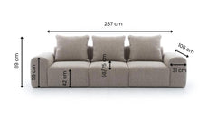 3-zitsbank Comfy