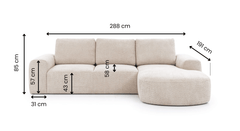 Hoekbank Snug Met Chaise Longue Rechts