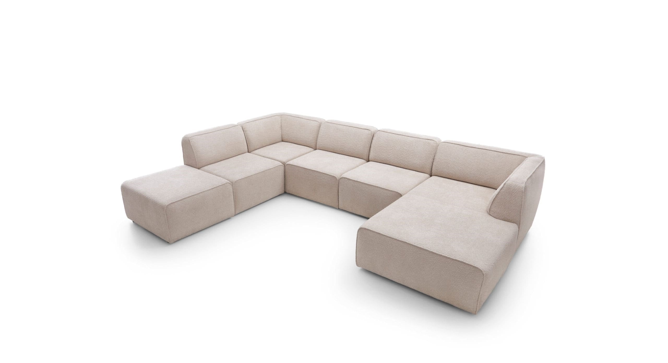 Elegant ontworpen U-bank Element met Chaise Lounge rechts - Een ideale aanvulling voor jouw interieur.
