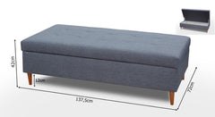 Hoekbank Sleepy Met Chaise Longue Links En Poef