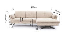 Hoekbank Charm Met Chaise Longue Rechts