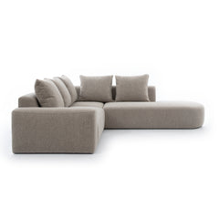 Stijlvolle Hoekbank Comfy met Eiland aan de Rechterzijde - Perfect voor Ontspanning en Comfort.