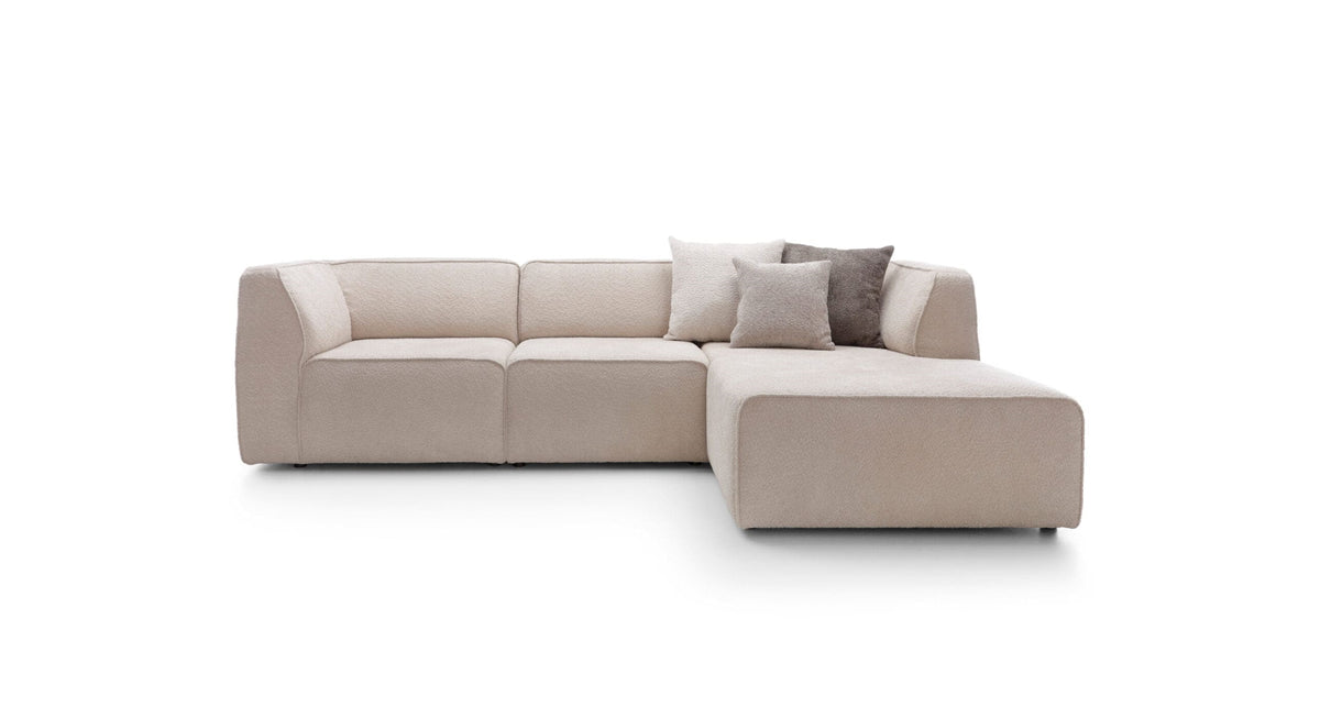 Elementen Hoekbank Element met Chaise Longue Rechts - Ruimtelijke en Comfortabele Zitoplossing voor Jouw Woonkamer.