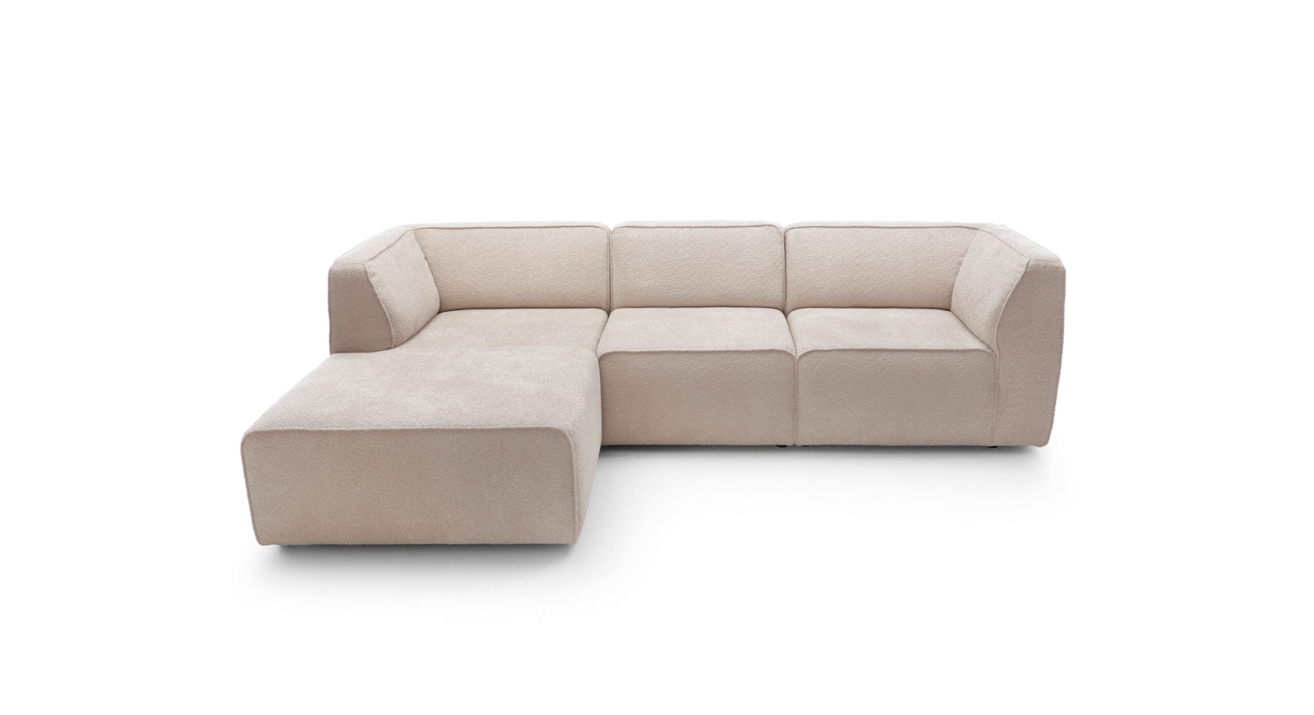 Elementen Hoekbank met Chaise Longue Links, perfect voor het creëren van een uitnodigende woonkamer.