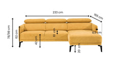 Hoekbank Style Met Chaise Longue Rechts