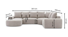 U-Bank Comfy Chaise Longue Links