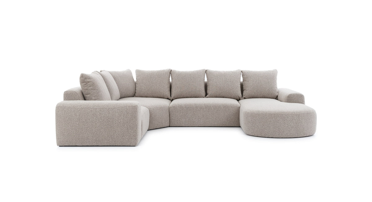 U-Bank Comfy met Chaise Longue Rechts - Een Perfecte Mix van Functionaliteit en Stijl.