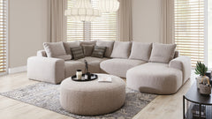 U-Bank Comfy met Chaise Longue - Perfect voor Ontspanning na een Lange Dag.