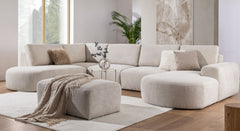 U-Bank Snug Met Chaise Longue Rechts