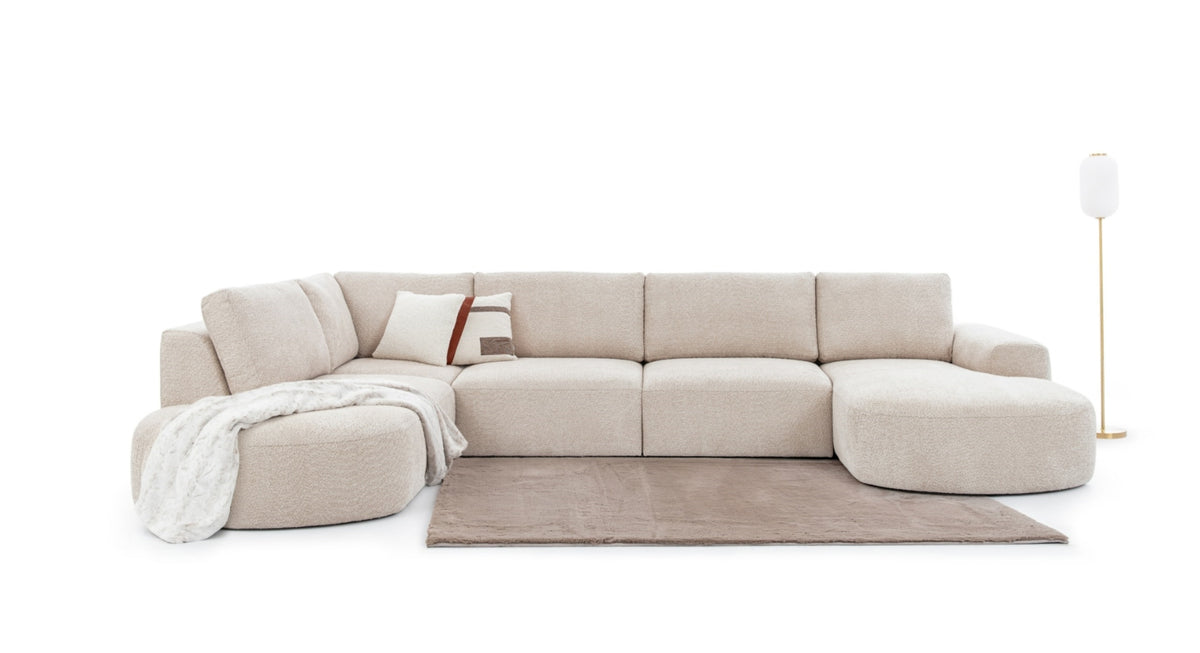 U-Bank Snug Met Chaise Longue Rechts